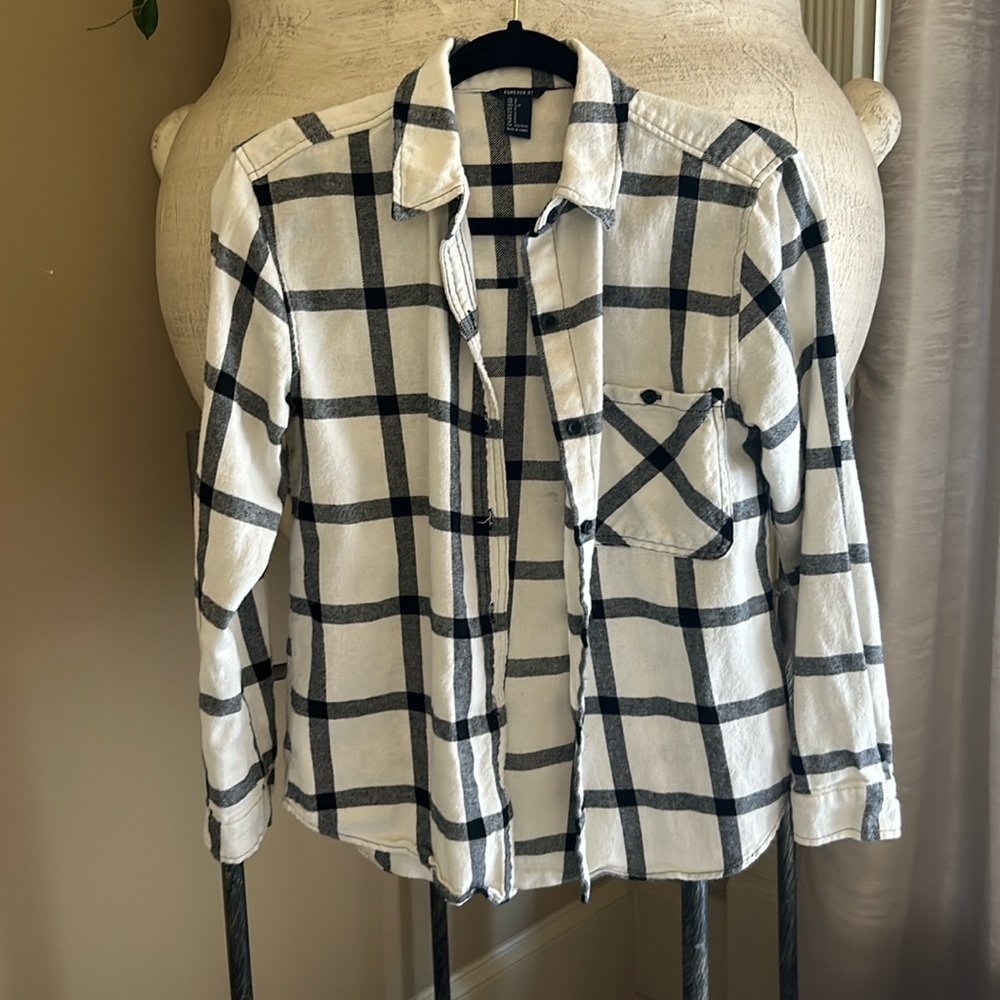 Flannel button down